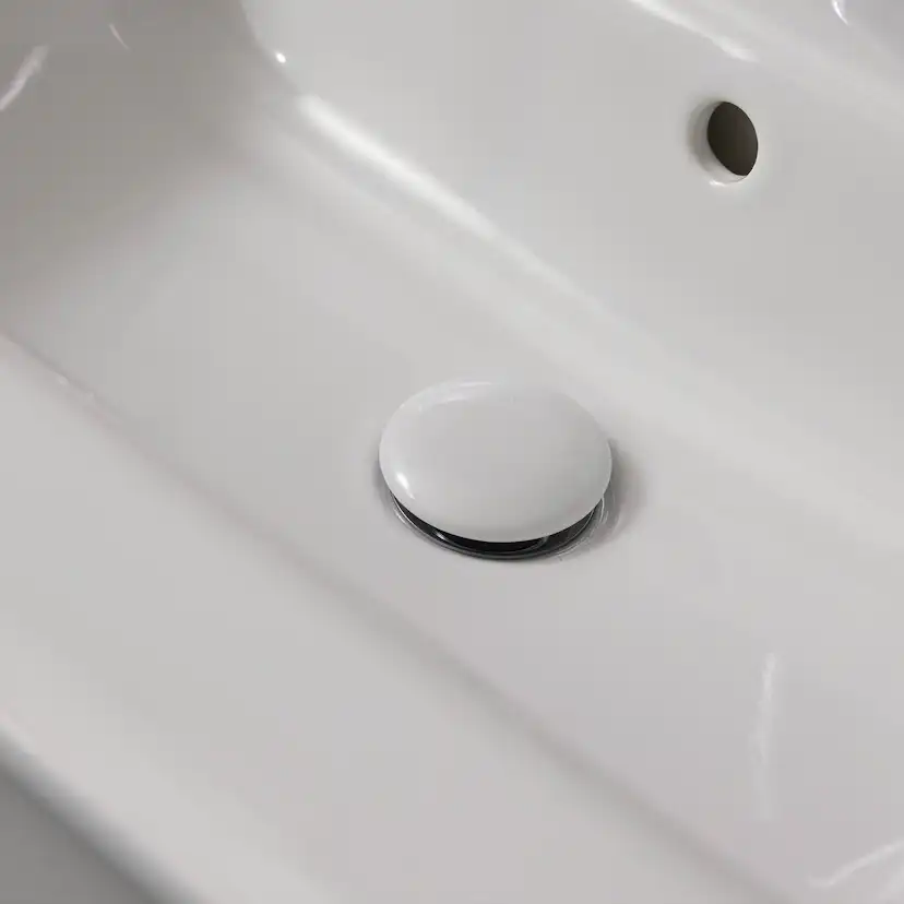 Dubbelhandfat Miller Badrum Edge Vit Porslin