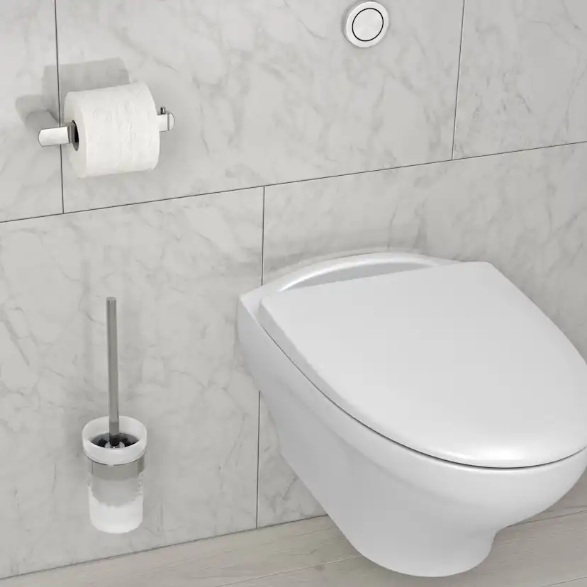 Toalettborste Gustavsberg Square med Hållare