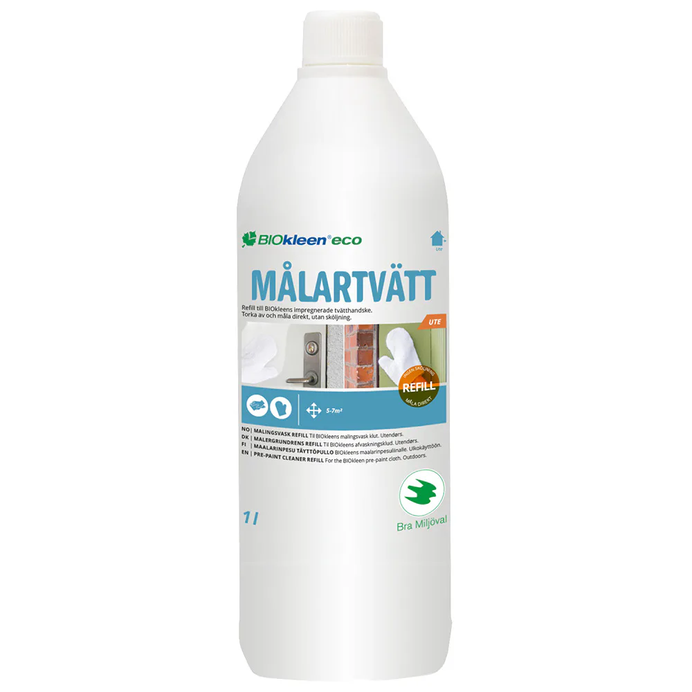 Målartvätt Biokleen ECO Refill Ute 1 L
