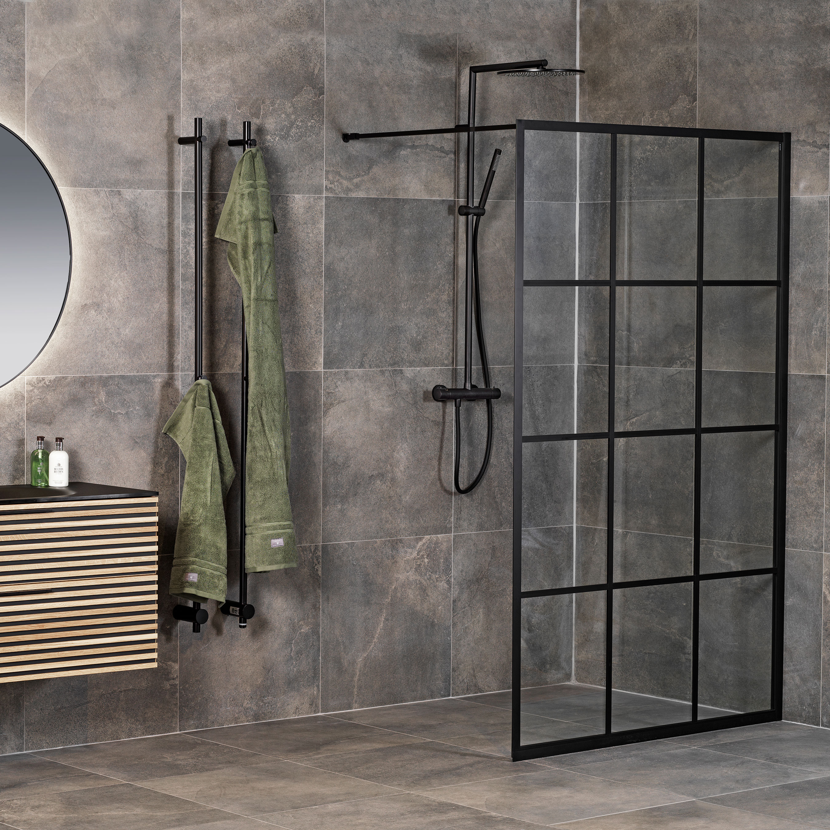 Duschvägg Macro Design Empire Spröjs