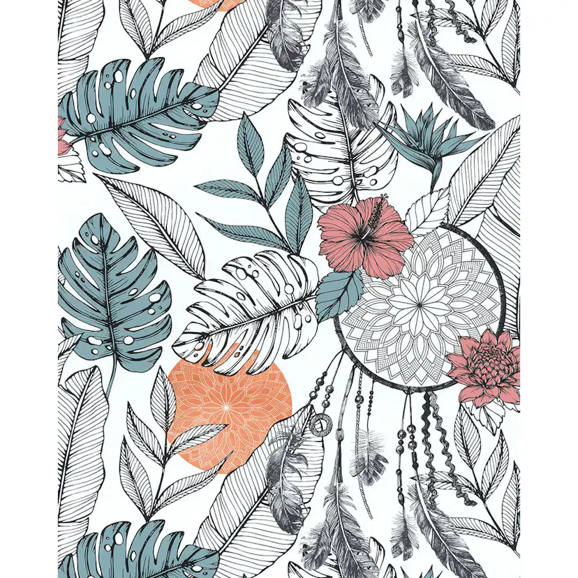 Tapet Lutéce Attrape Reves Orange 11201505