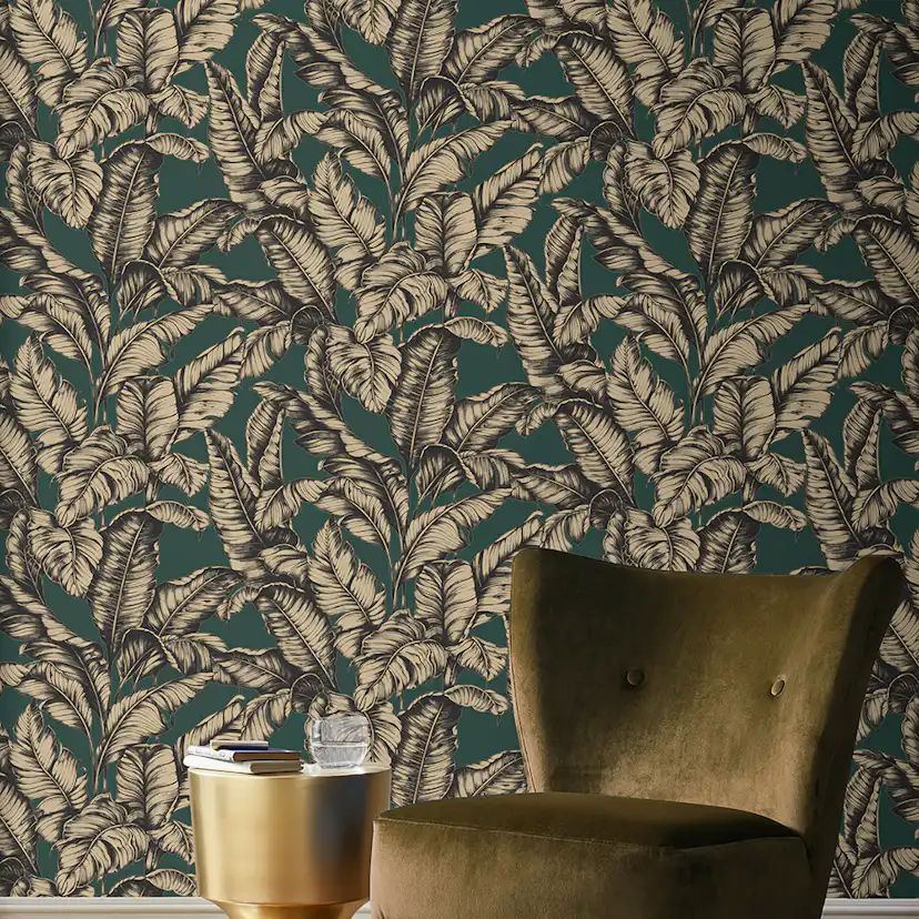 Tapet Superfresco Easy Naomi Grun/gold