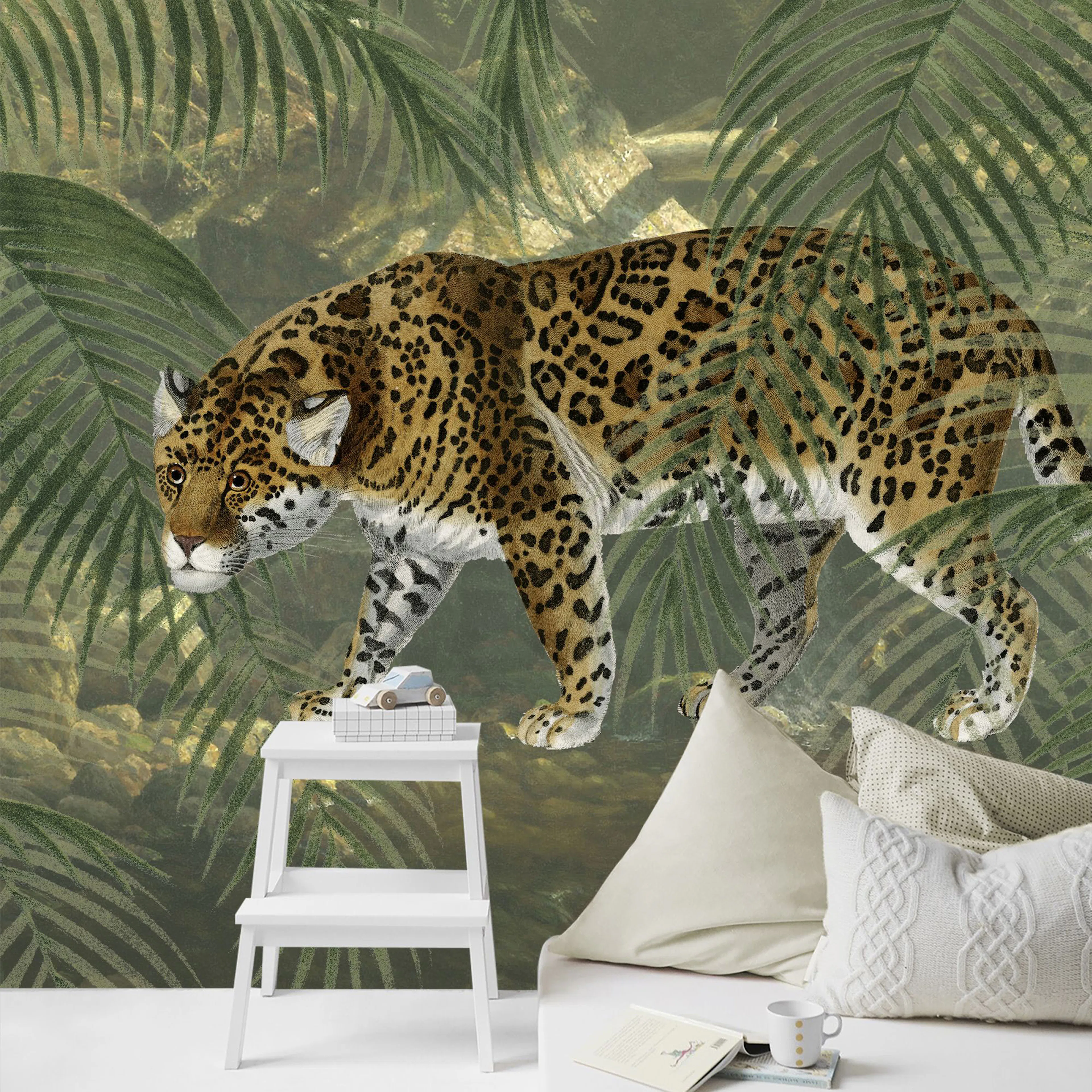 Fototapet Art for the Home Leopard