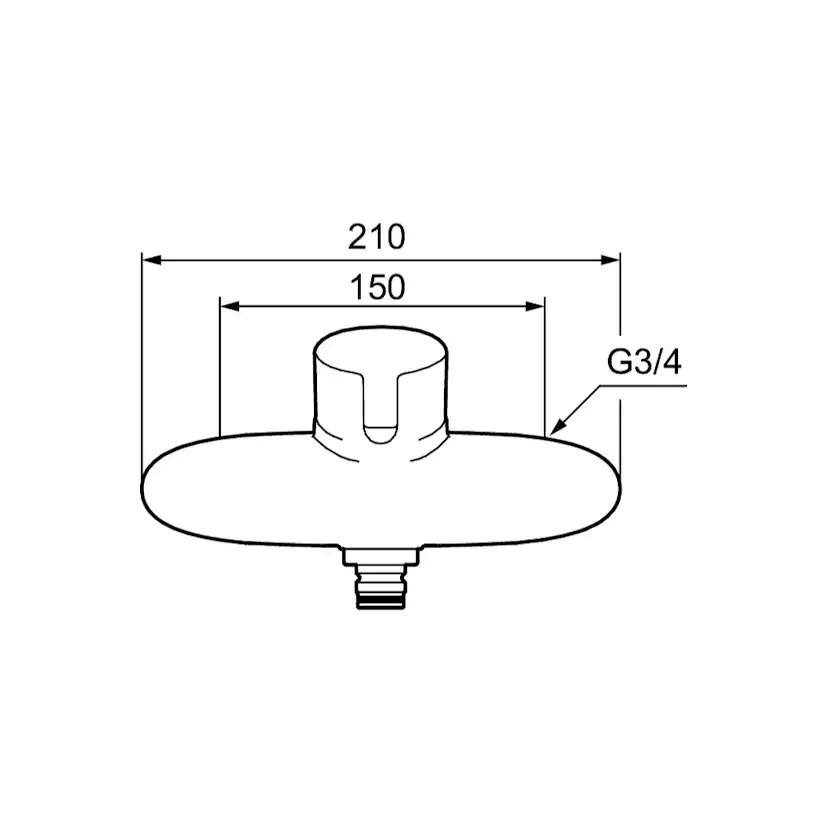 Badkarsblandare Mora MMIX W5 utan Utloppspip