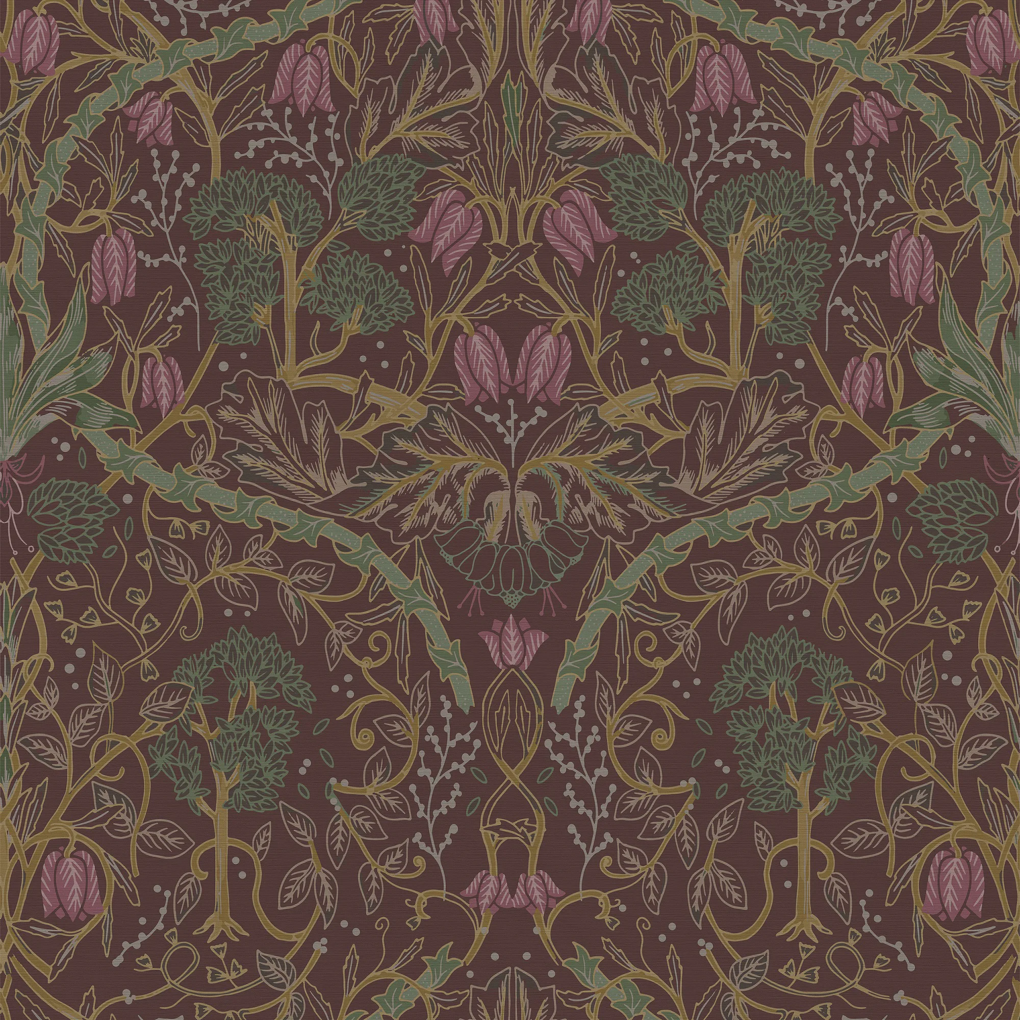 Tapet Superfresco Easy Lauri Modern 113294 EasyUp, Mönstrad Röd