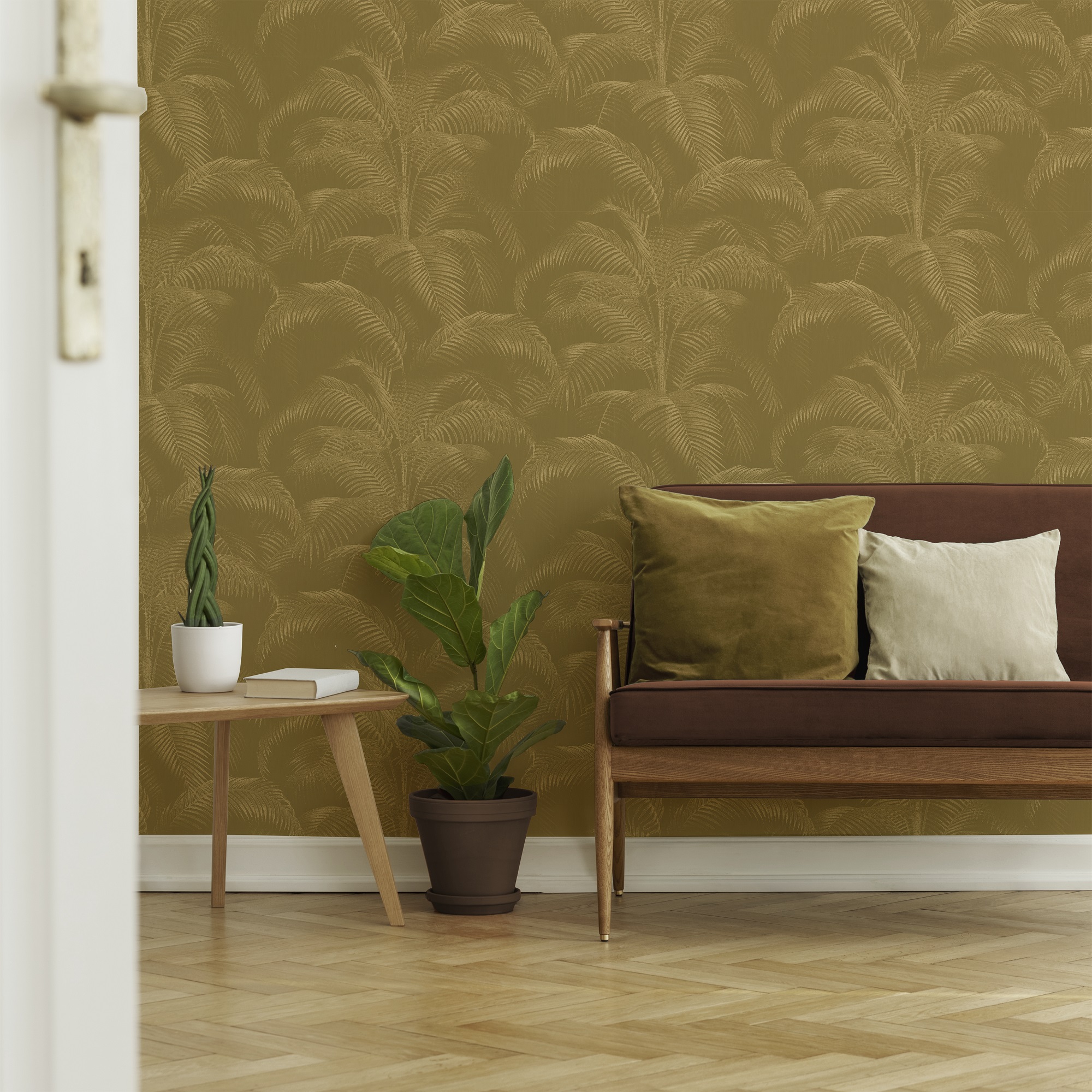 Tapet Superfresco Easy Palmen Ocker