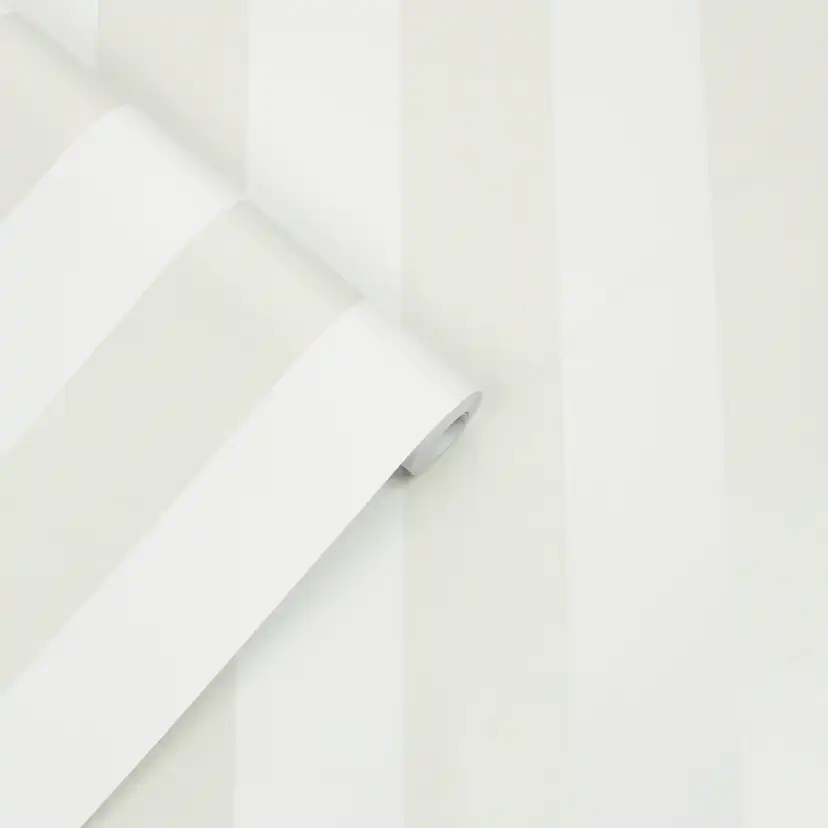 Tapet Laura Ashley Lille Pearlescent Streifen Vit
