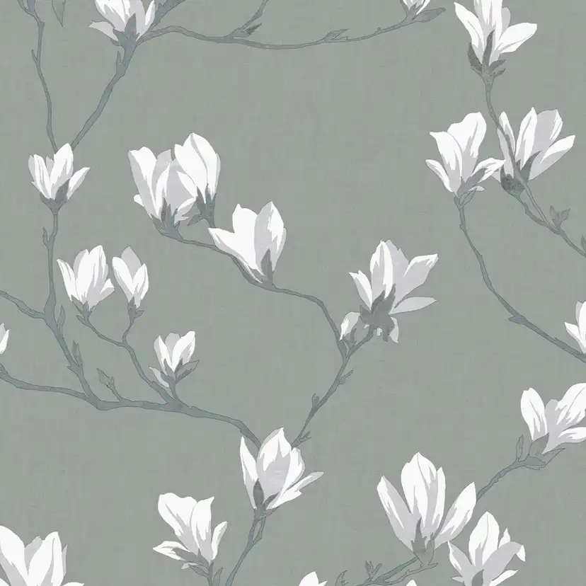 Tapet Laura Ashley Magnolia Grove Slate