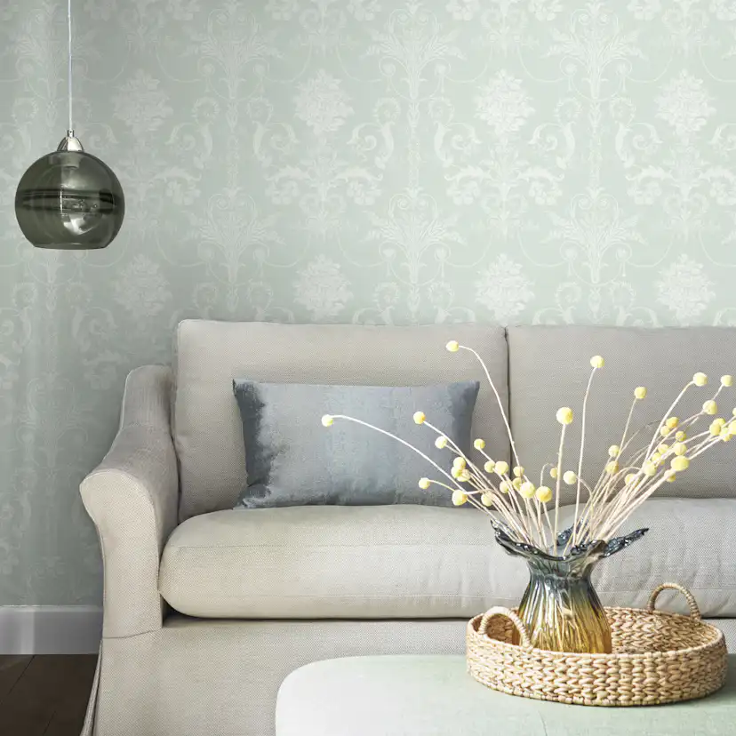 Tapet Laura Ashley Josette Enteneier Blå