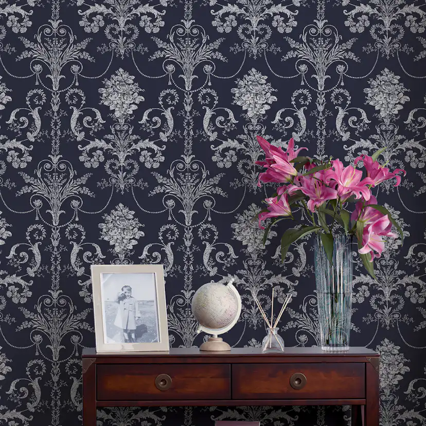 Tapet Laura Ashley Josette MidNacht