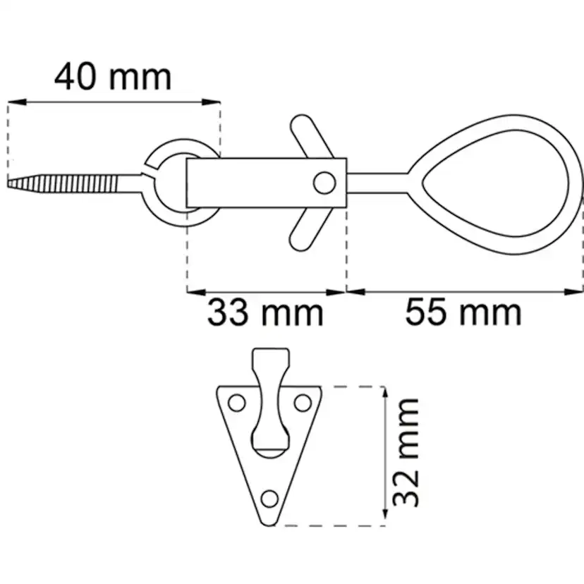 Fönsterlås Habo 180