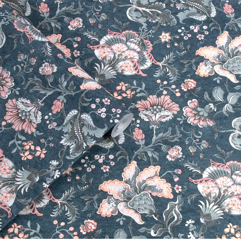 Tapet Laura Ashley Portia Dark Seaspray