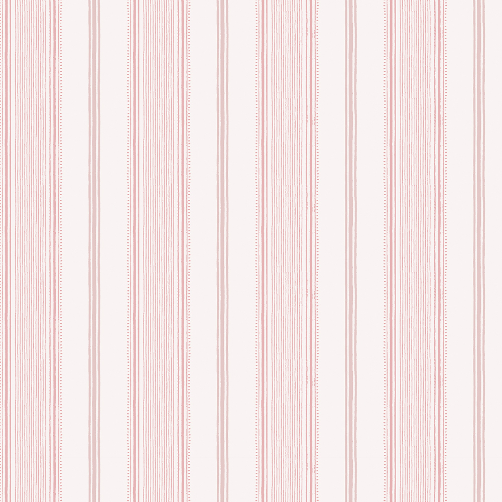 Tapet Laura Ashley Heacham Stripe Rosa