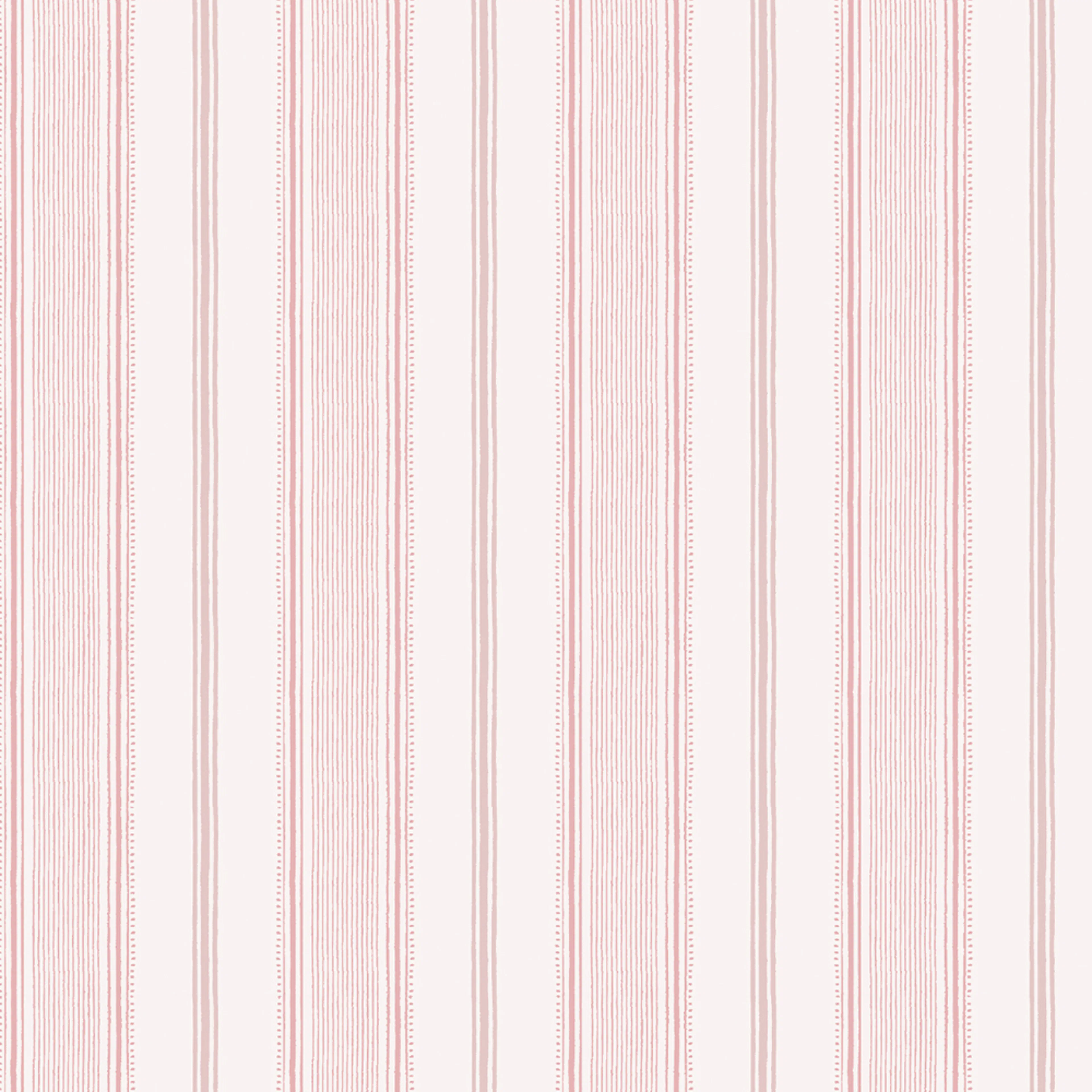 Tapet Laura Ashley Heacham Stripe Rosa