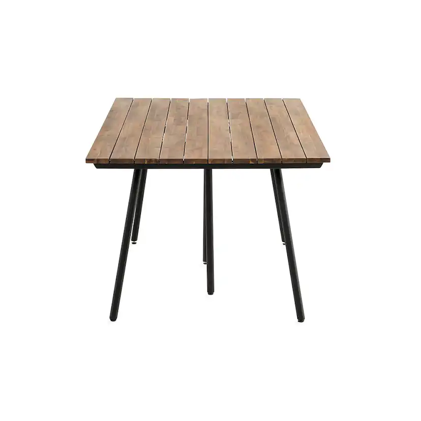 Utebord Comfort Garden Trio 200x100 cm Akacia/Svart