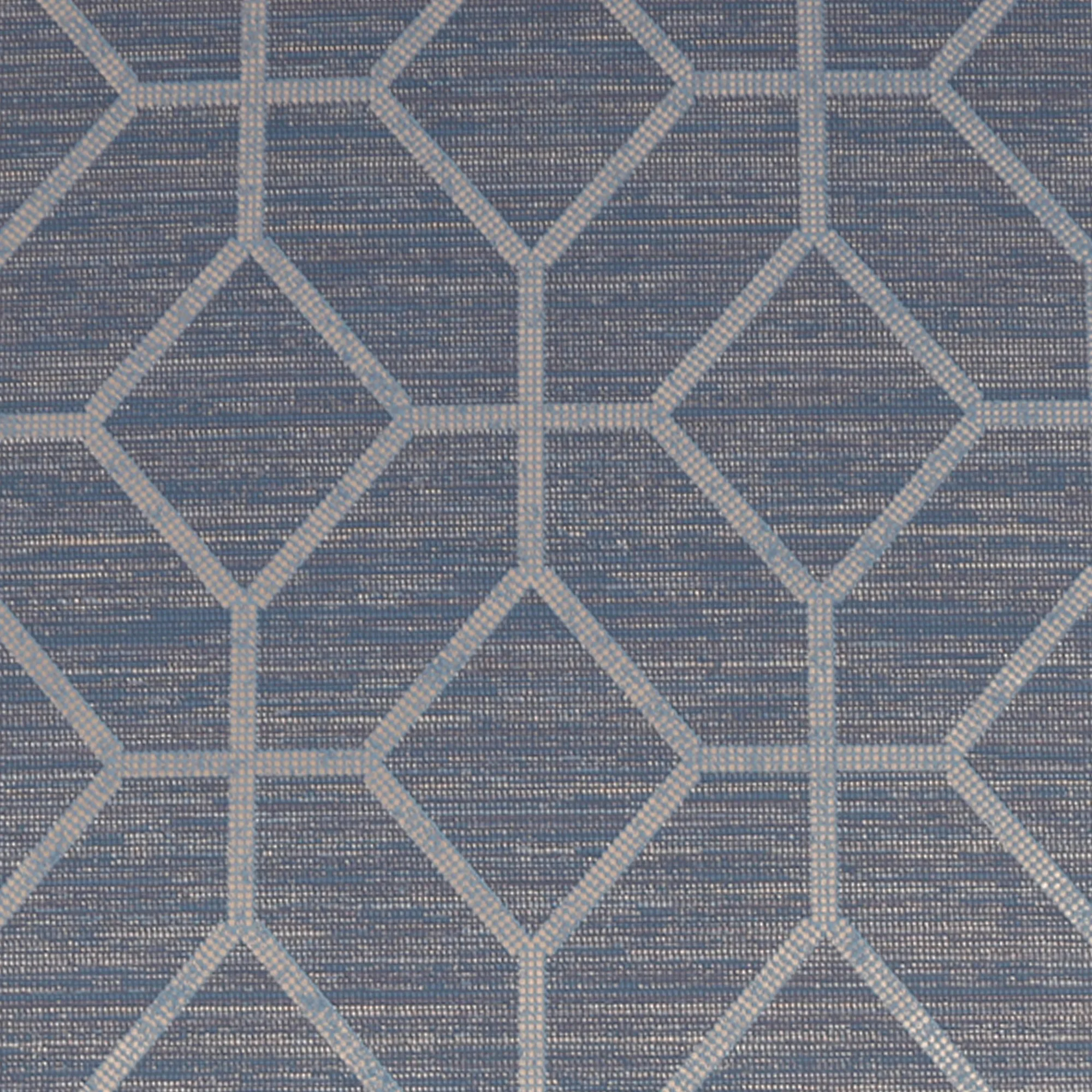 Tapet Boutique Asscher Geometrisk Sapphire