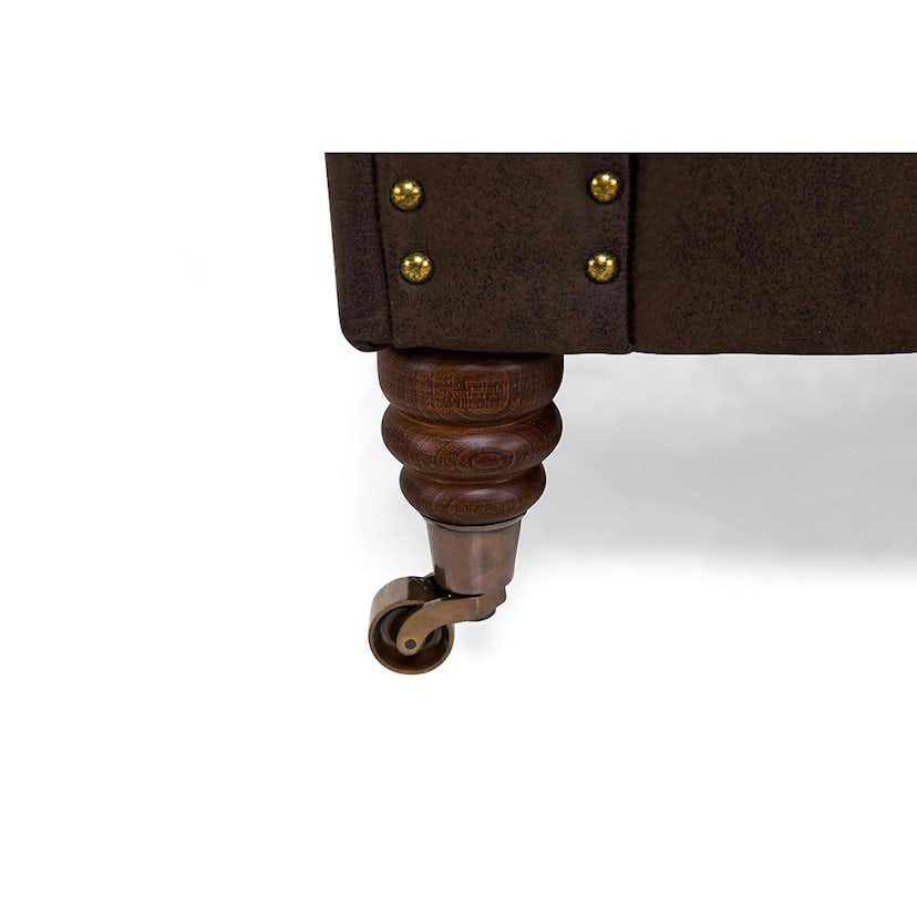 2-sitssoffa Manor House Chesterfield Deluxe Konstläder