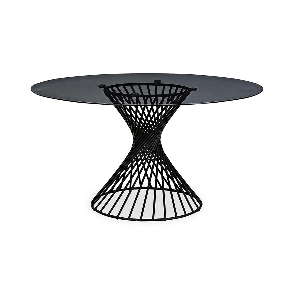 Matbord In Living Iggy 140 cm Rund Glas