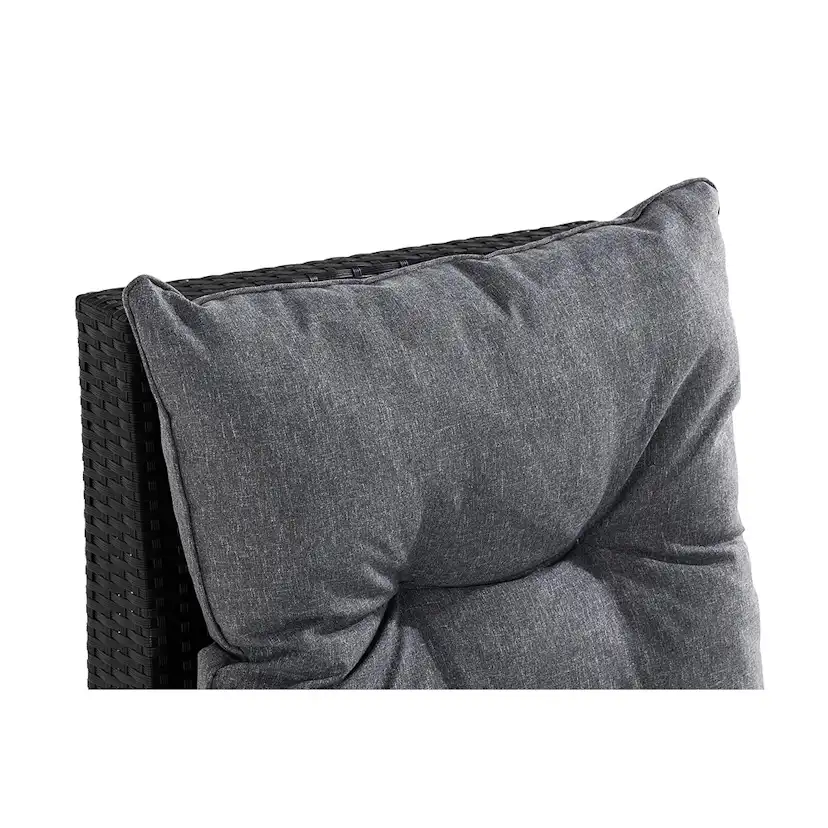 Mittdel Comfort Garden Till Soffa James, Svart i Konstrotting med Sittdyna
