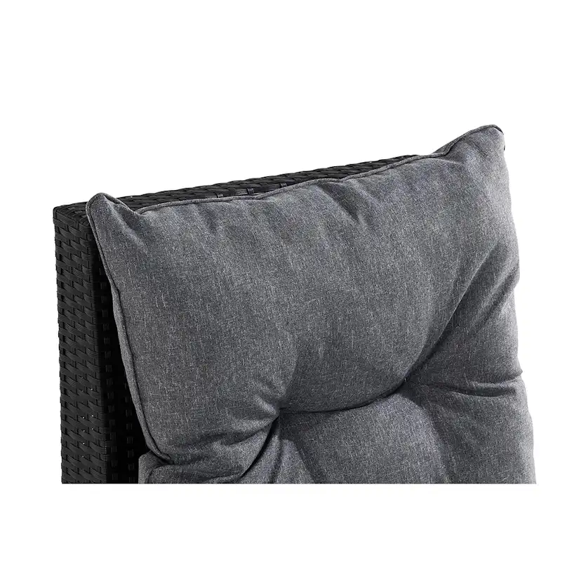 Mittdel Comfort Garden Till Soffa James, Svart i Konstrotting med Sittdyna