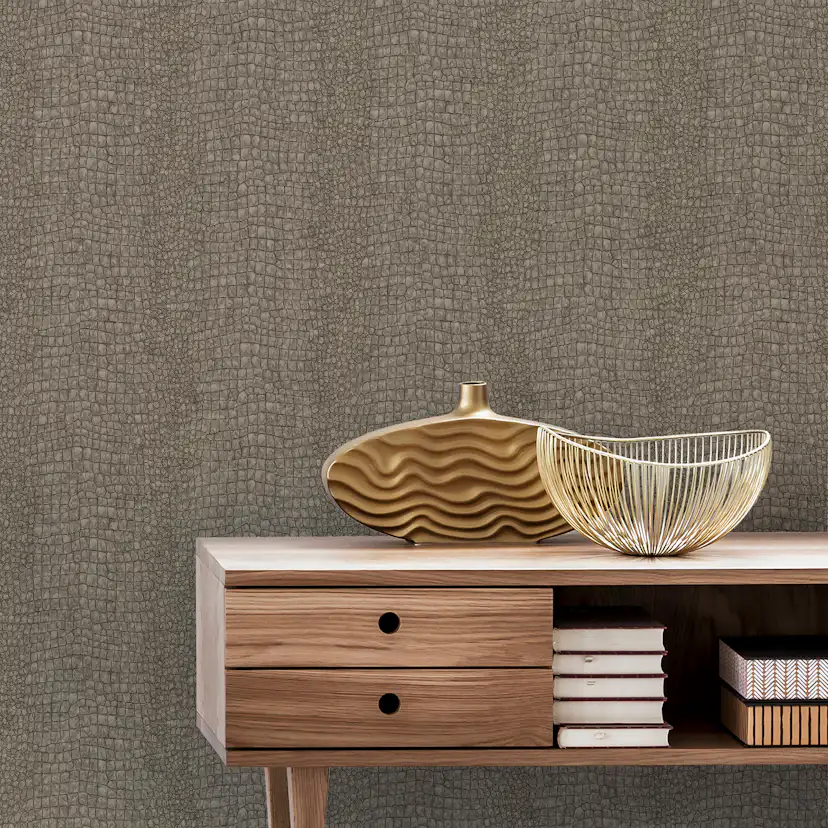 Tapet Sublime Kroko Bronze