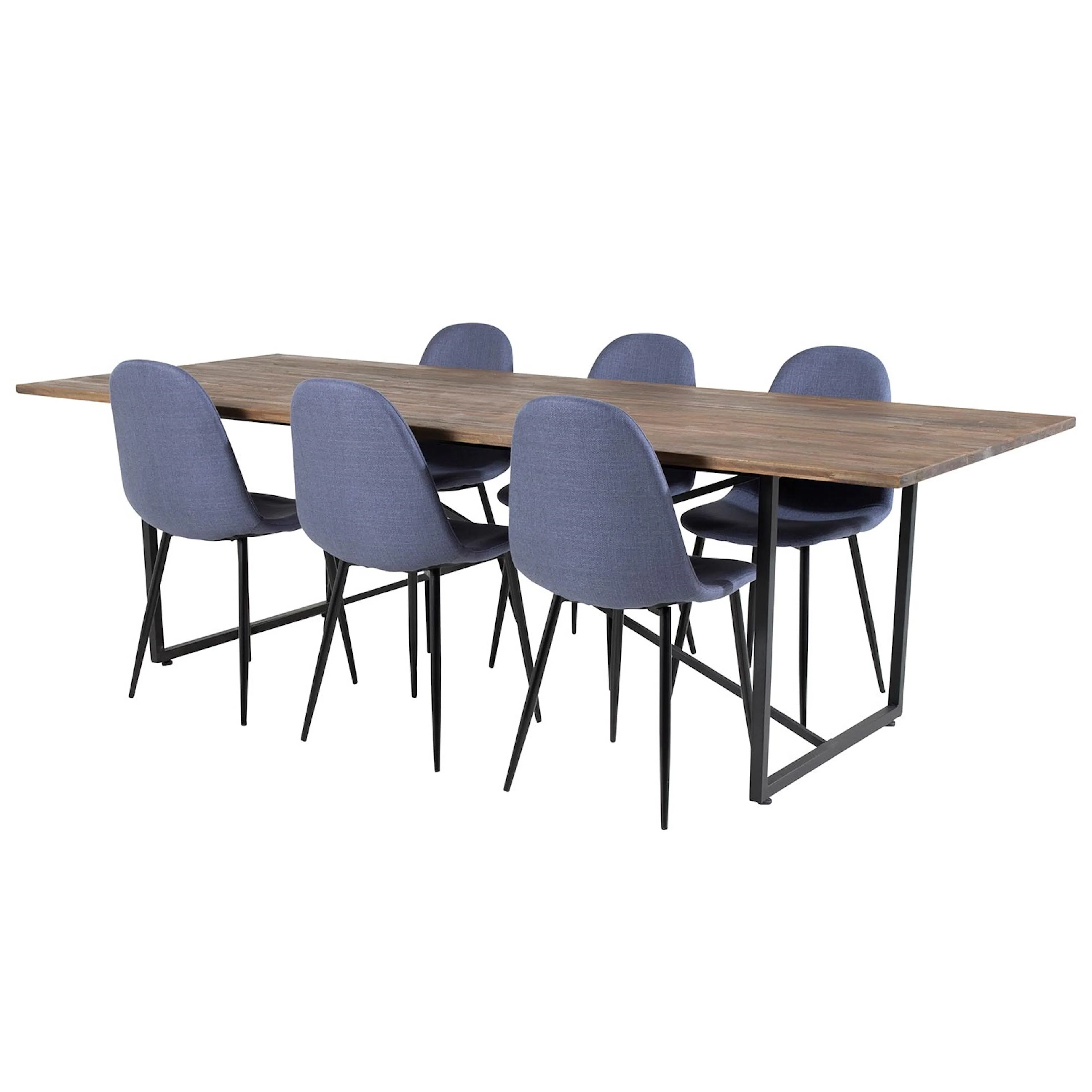 Matgrupp Venture Home Peo med 6 Pobbie Stolar Polyestertyg