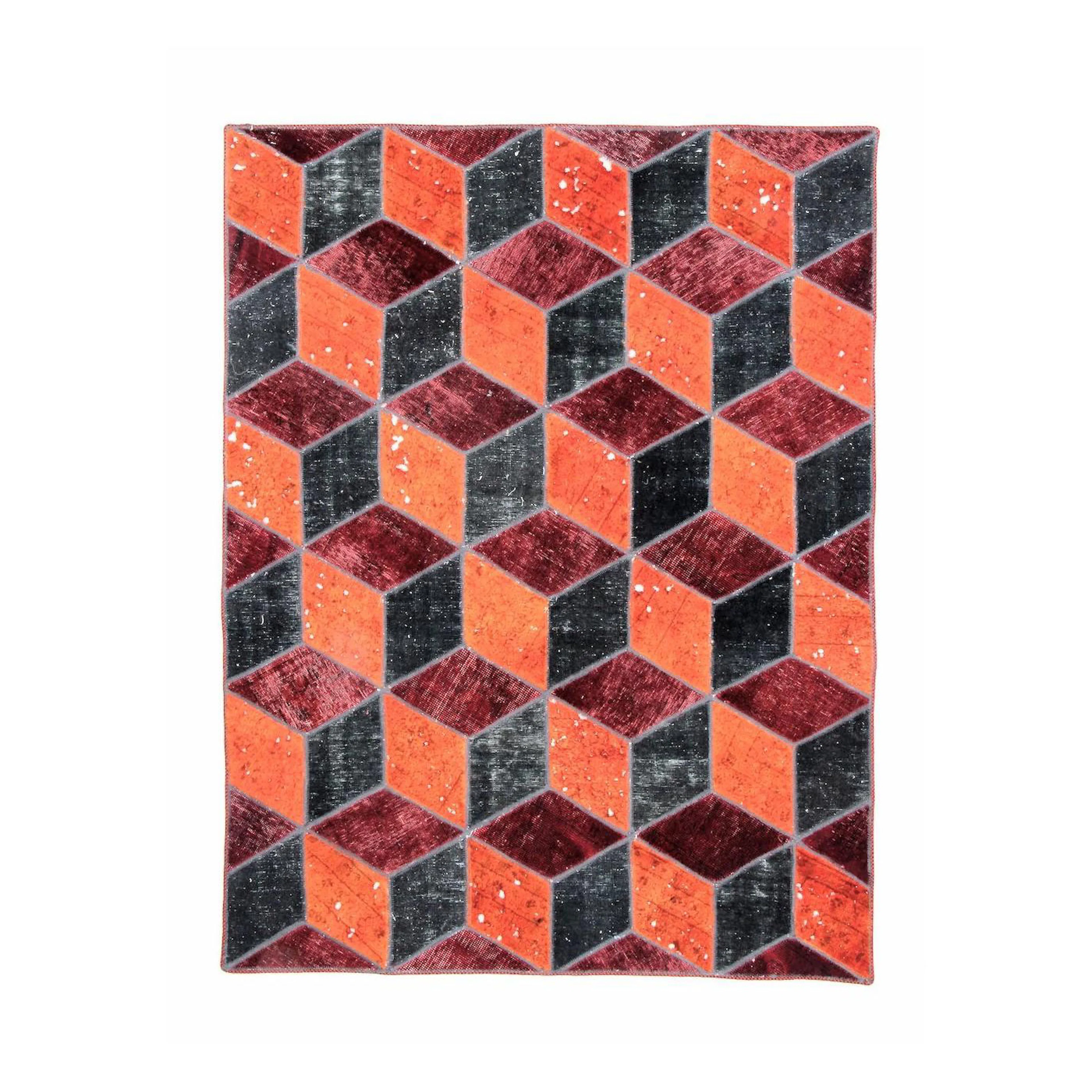 Persisk Patchworkmatta Arkiio Flerfärgad 132x189