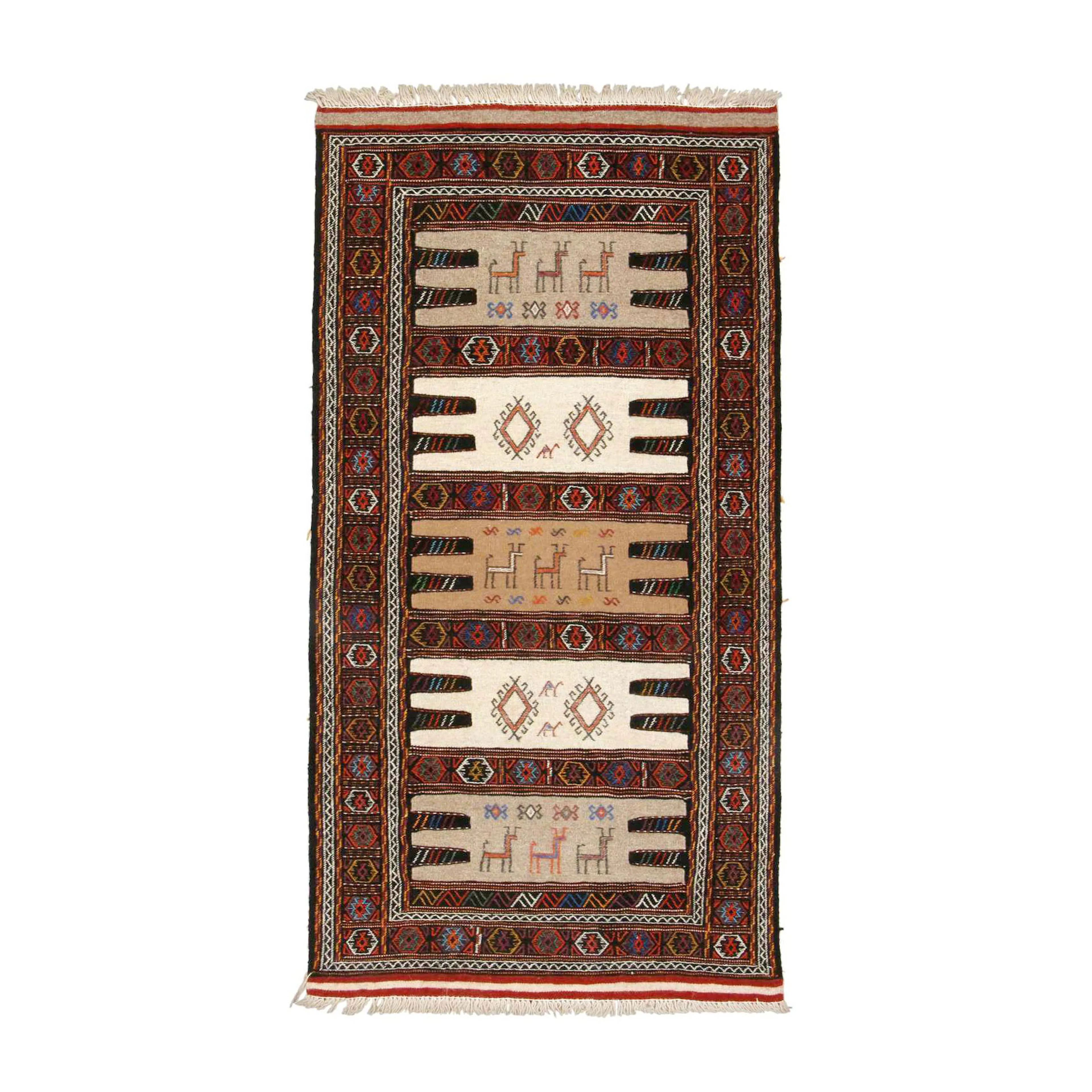 Persisk Nålmatta Arkiio Quchan Kelim Exklusiv 97x183