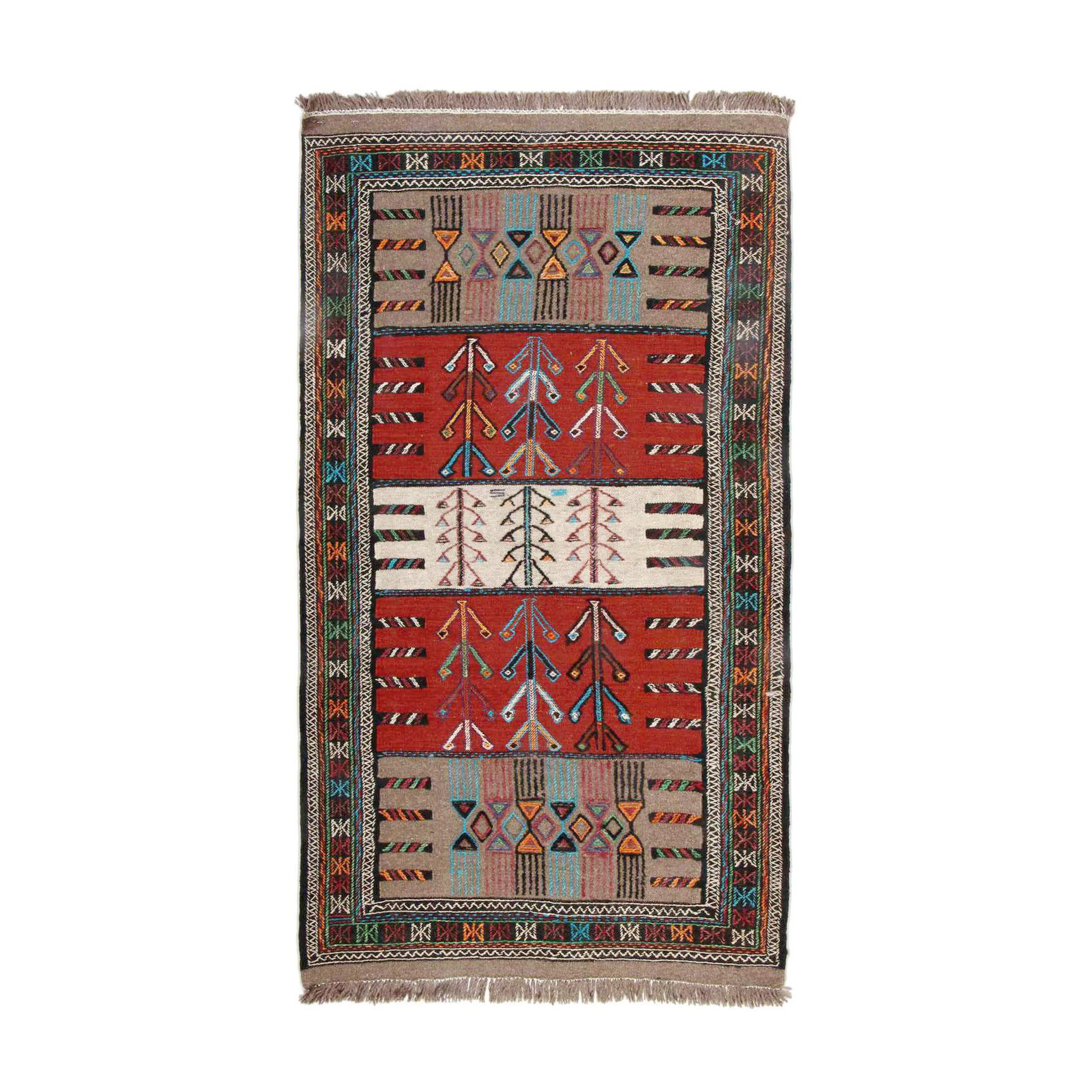 Persisk Nålmatta Arkiio Quchan Kelim Exklusiv 110x196