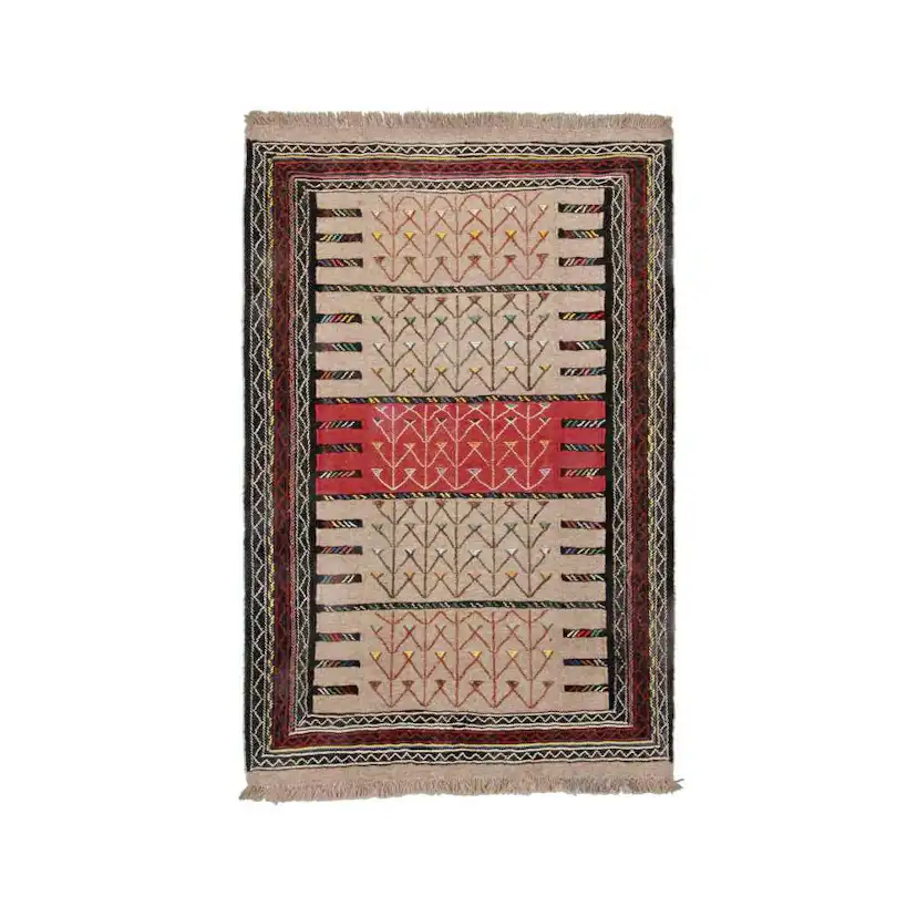 Persisk Nålmatta Arkiio Quchan Kelim Exklusiv 115x175