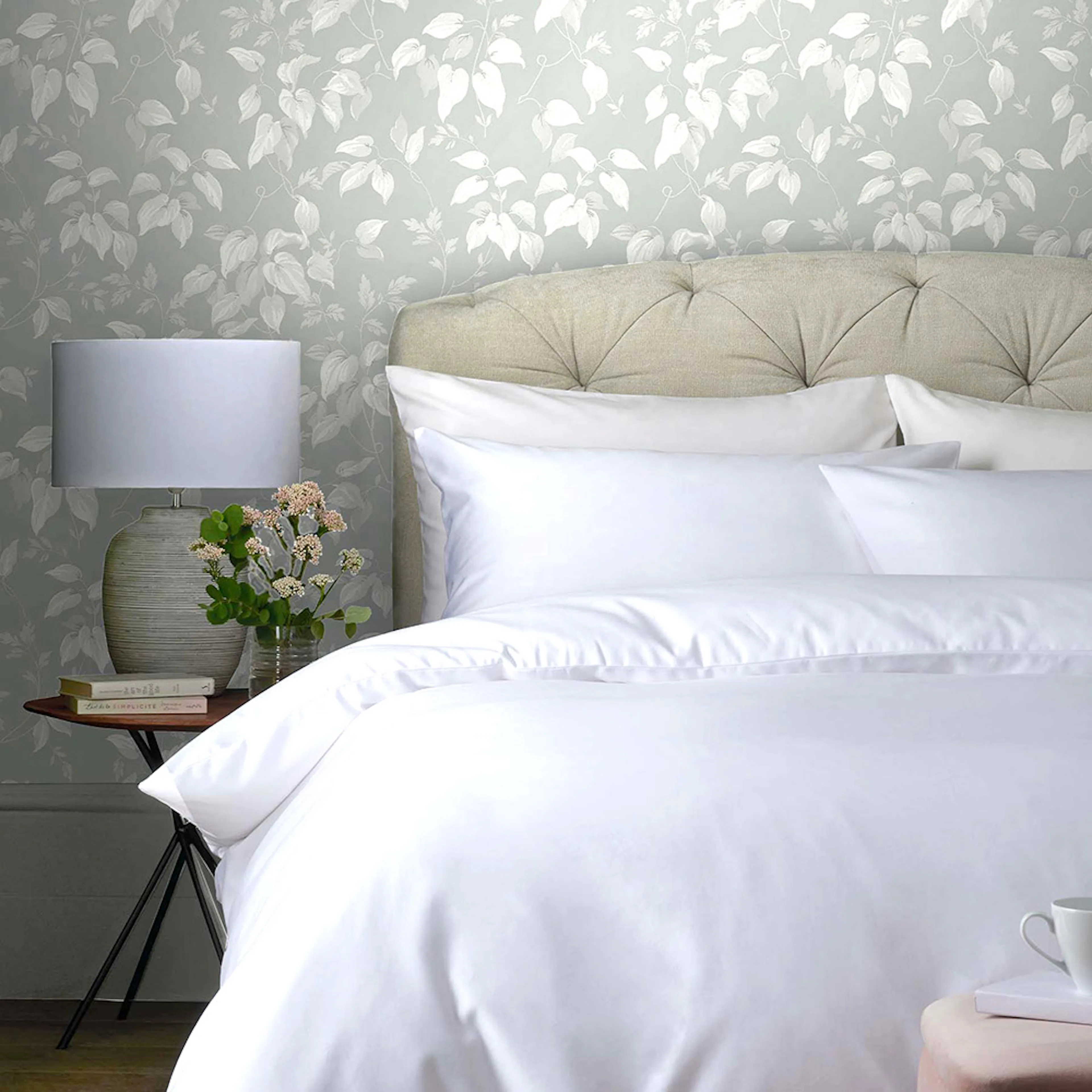 Tapet NEXT Trail Flower Grey