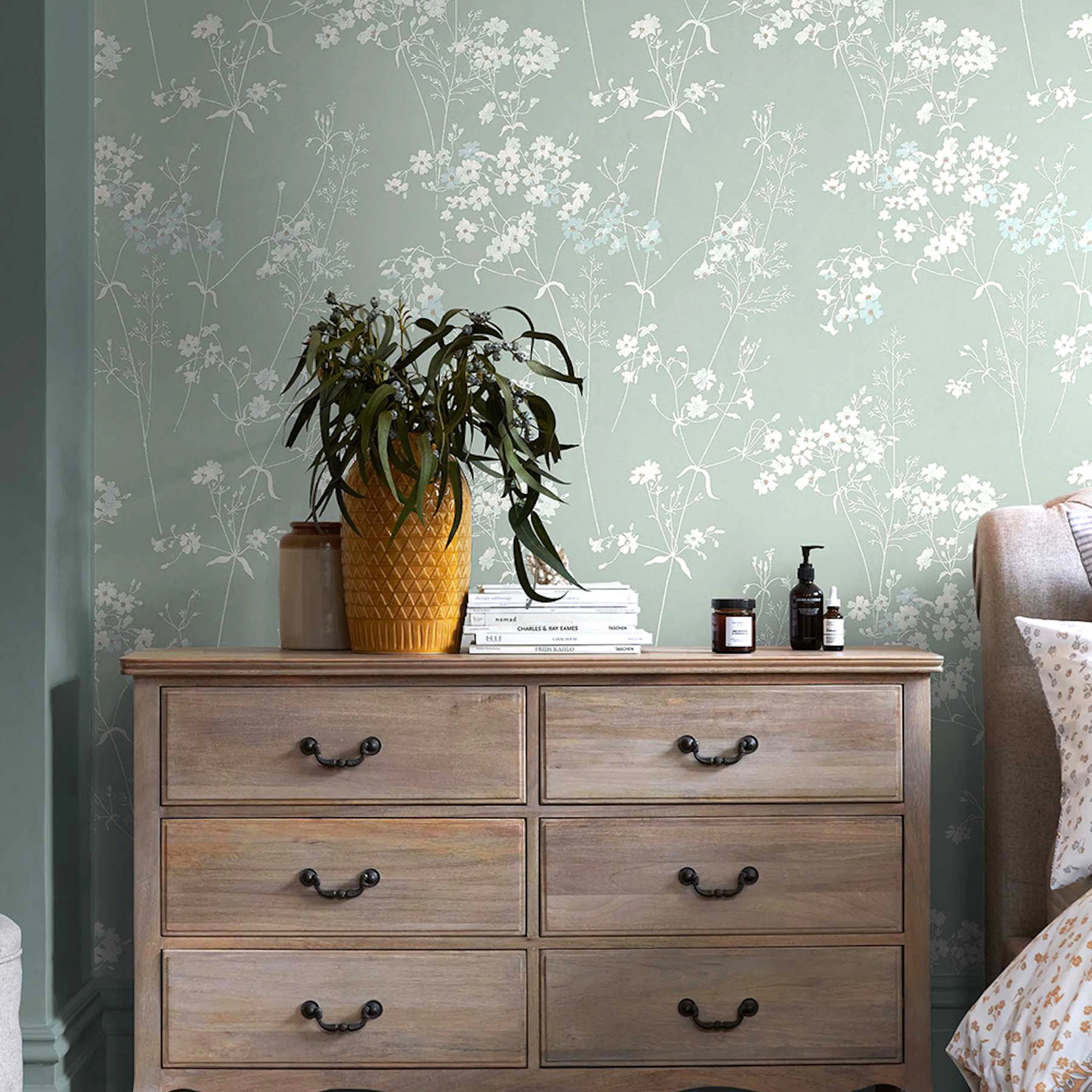 Tapet NEXT Leaf Duck Egg