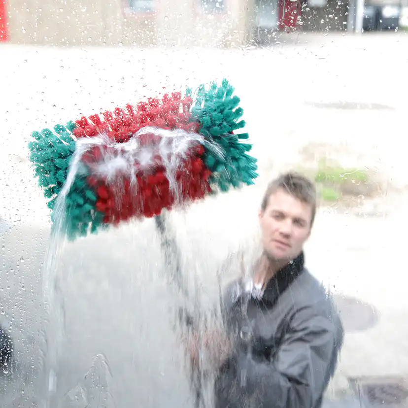 Skaftborste Vikan High/Low Mjuk 280 mm