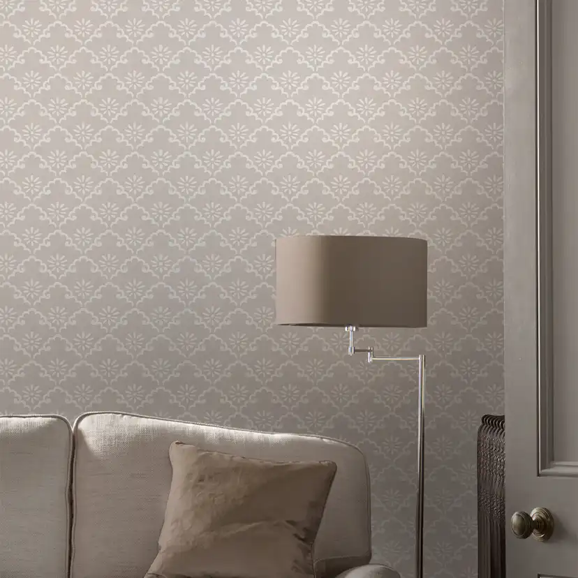 Tapet Laura Ashley Coralie Dove Grå 118475