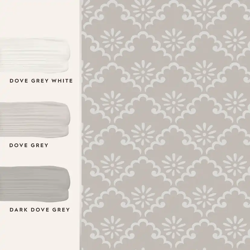 Tapet Laura Ashley Coralie Dove Grå 118475