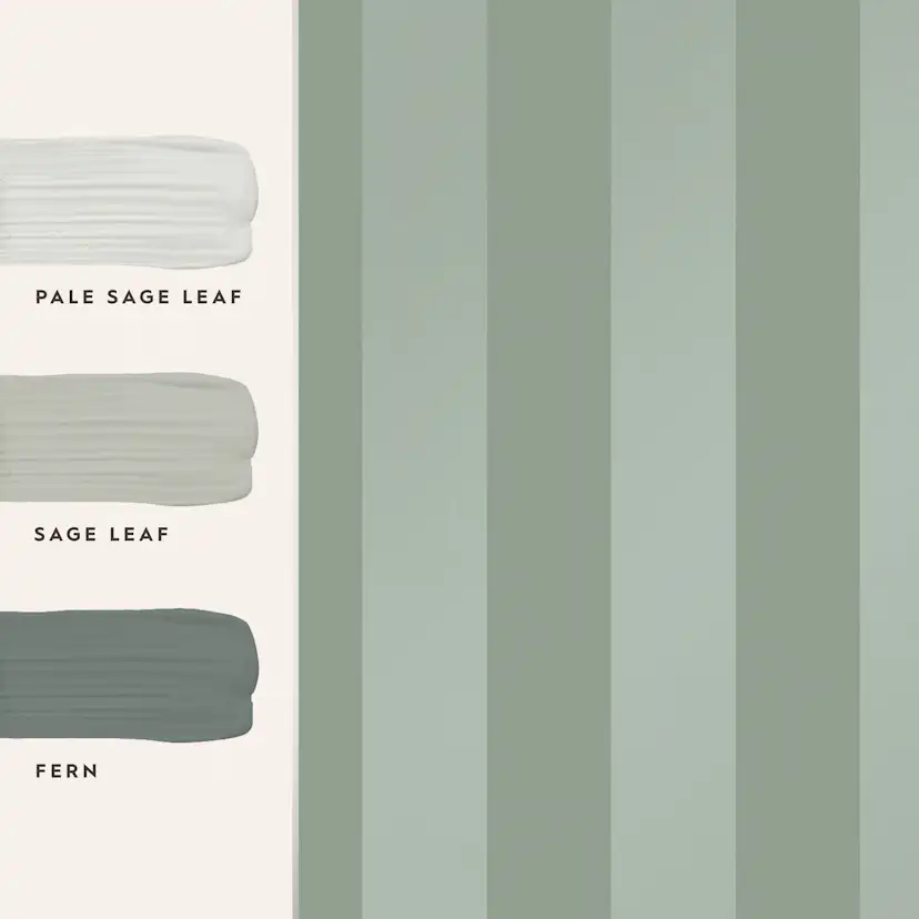 Tapet Laura Ashley Lille Pearlescent Stripe Jade Grön 118478