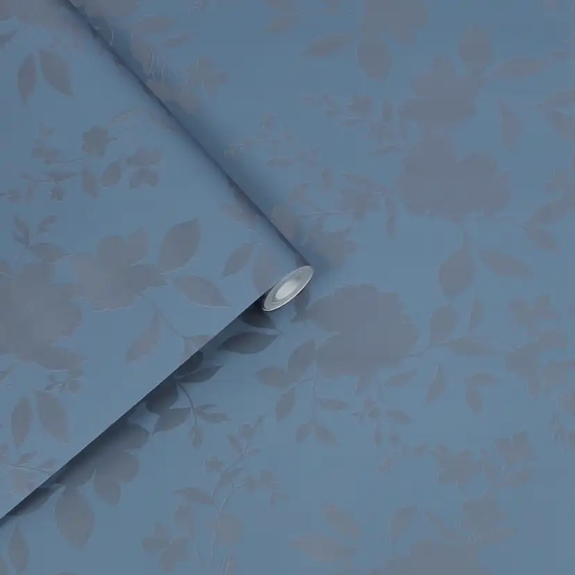 Tapet Laura Ashley Westbourne Midnight Blå 118484