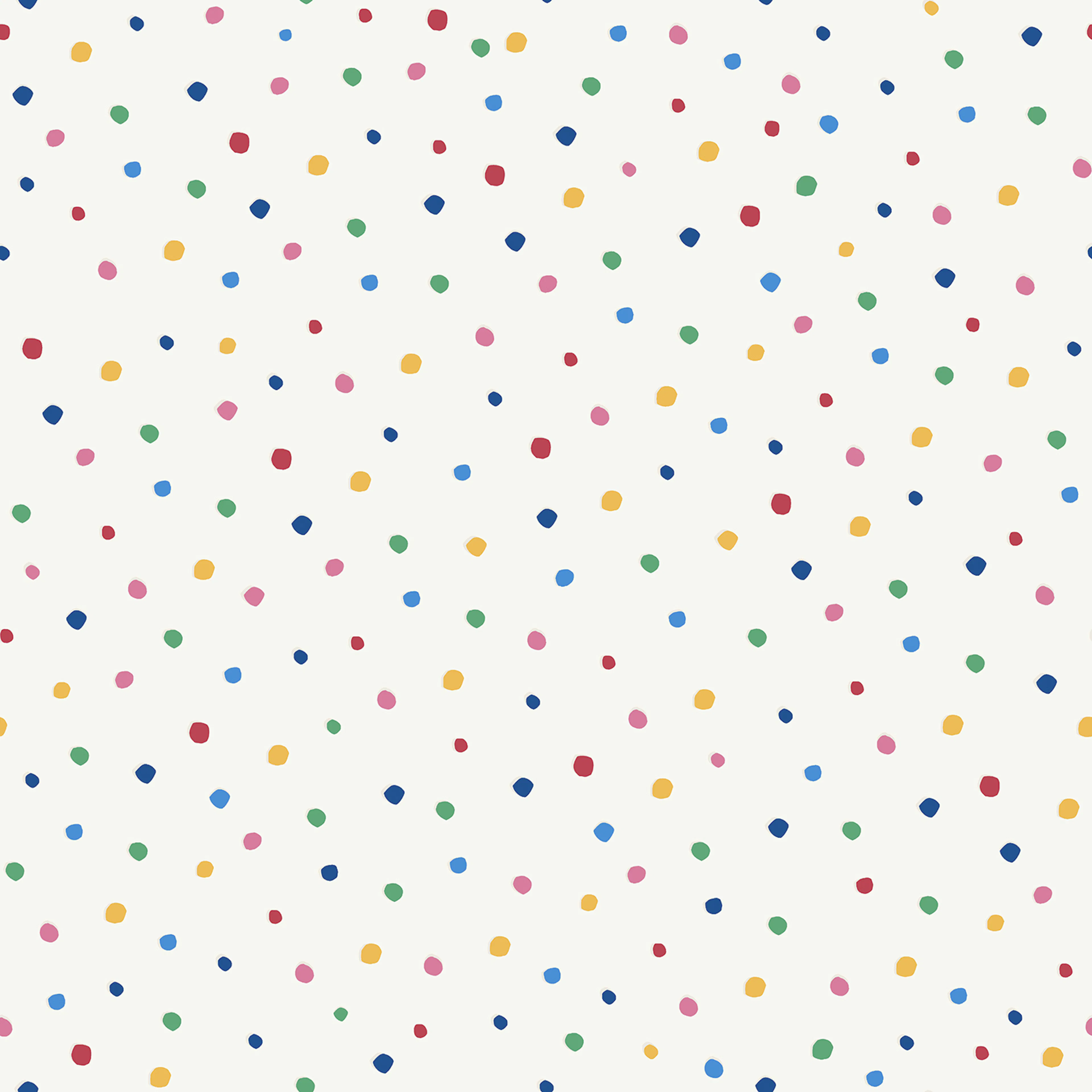 Tapet Joules Lynx Multi Spot White/ Rainbow