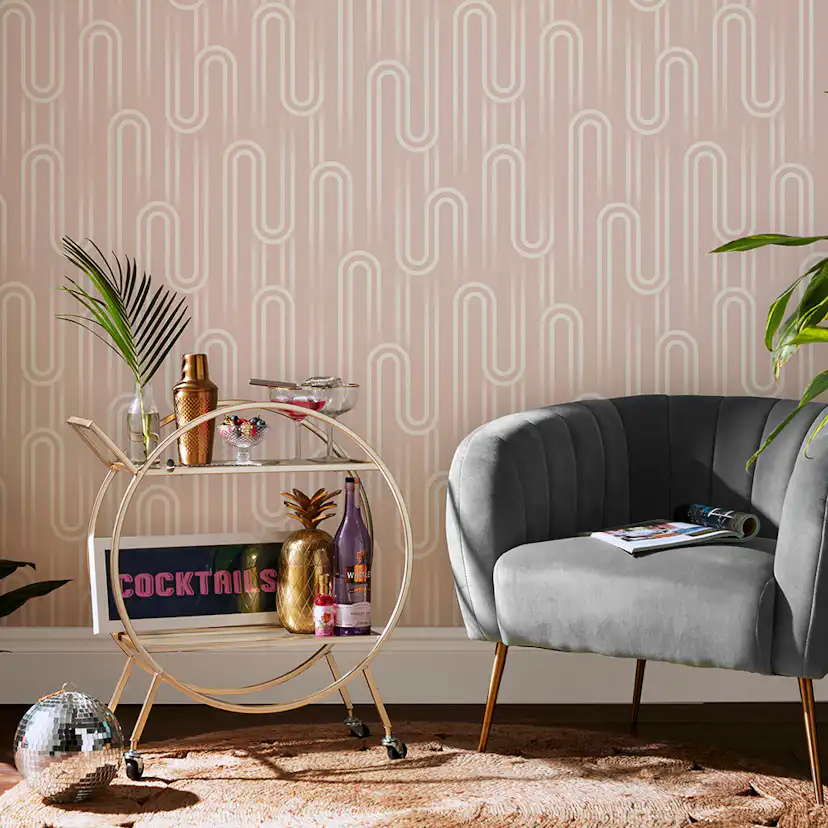 Tapet Envy. Ups n Downs Peach