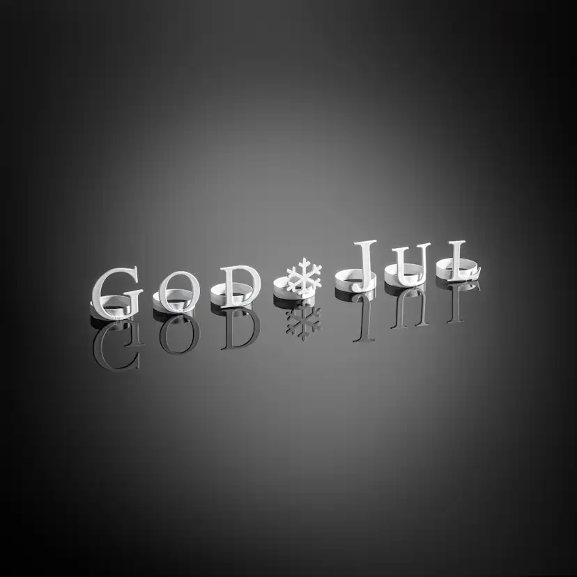 Dekorationsbokstäver Gnosjö Konstsmide God Jul