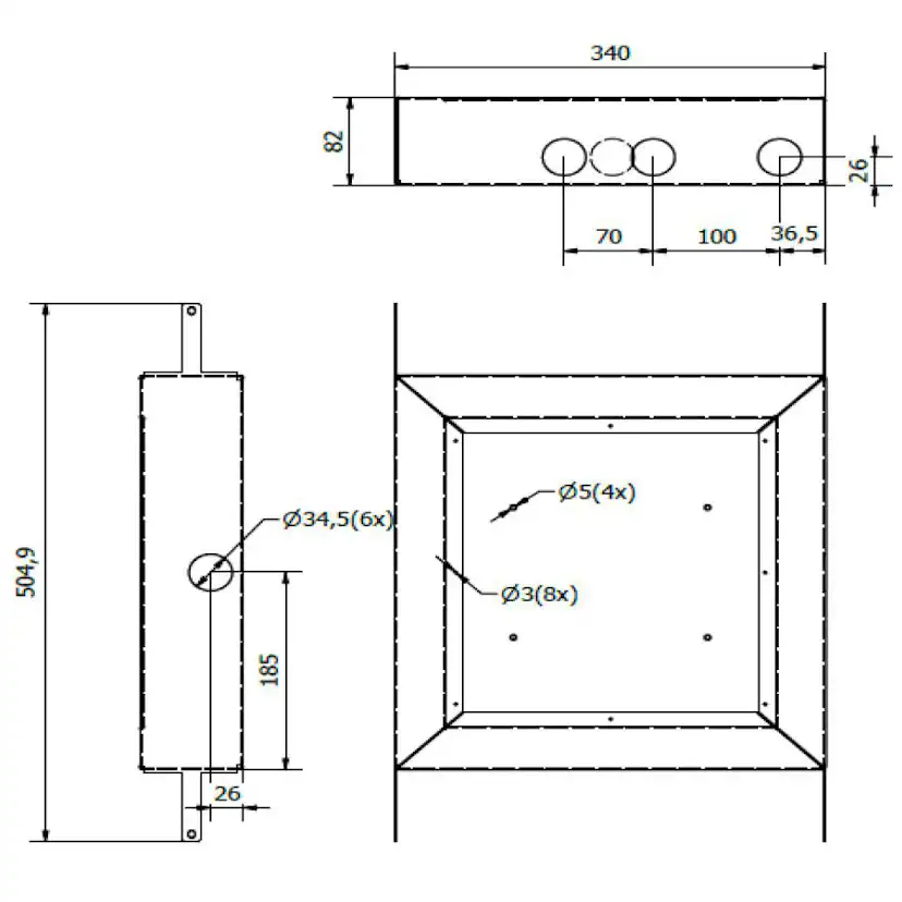 Inbyggnadslåda Grohe The Box 120087