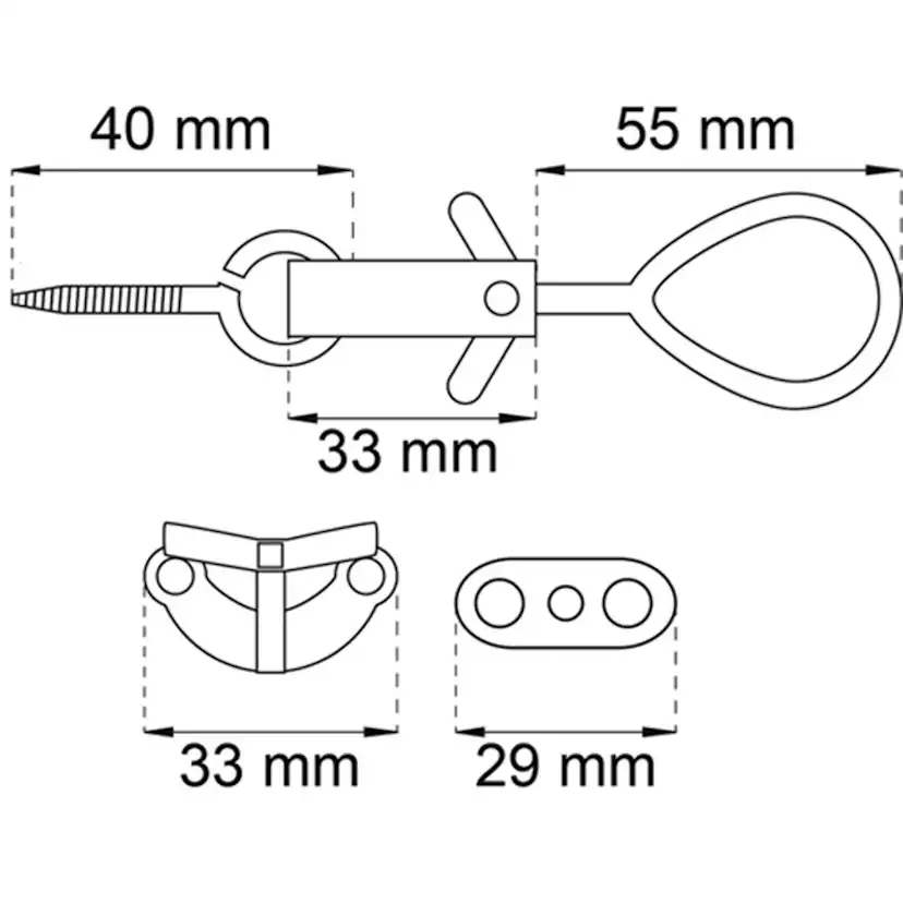 Fönsterlås Habo 281