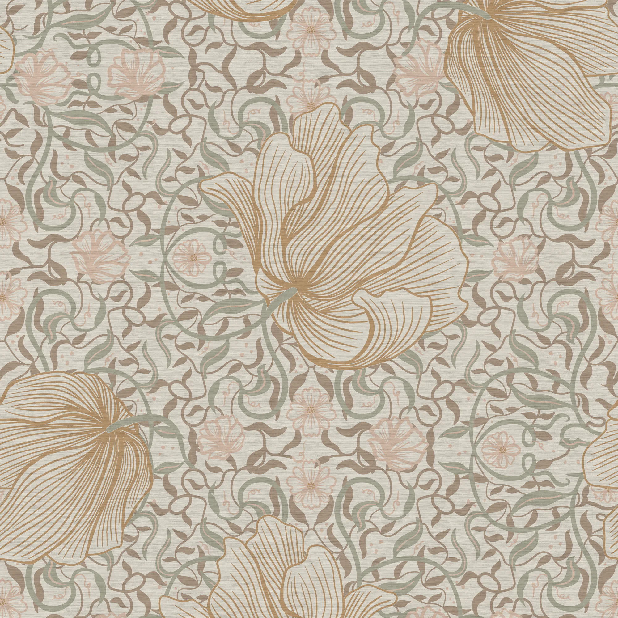 Tapet Superfresco Easy Vayen Sand 120952 EasyUp, Mönstrad