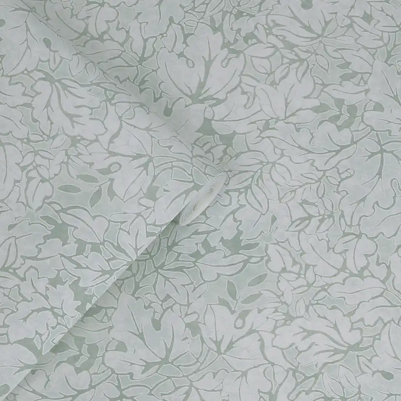 Tapet Laura Ashley Corrina Leaf Mineral Grön 121089