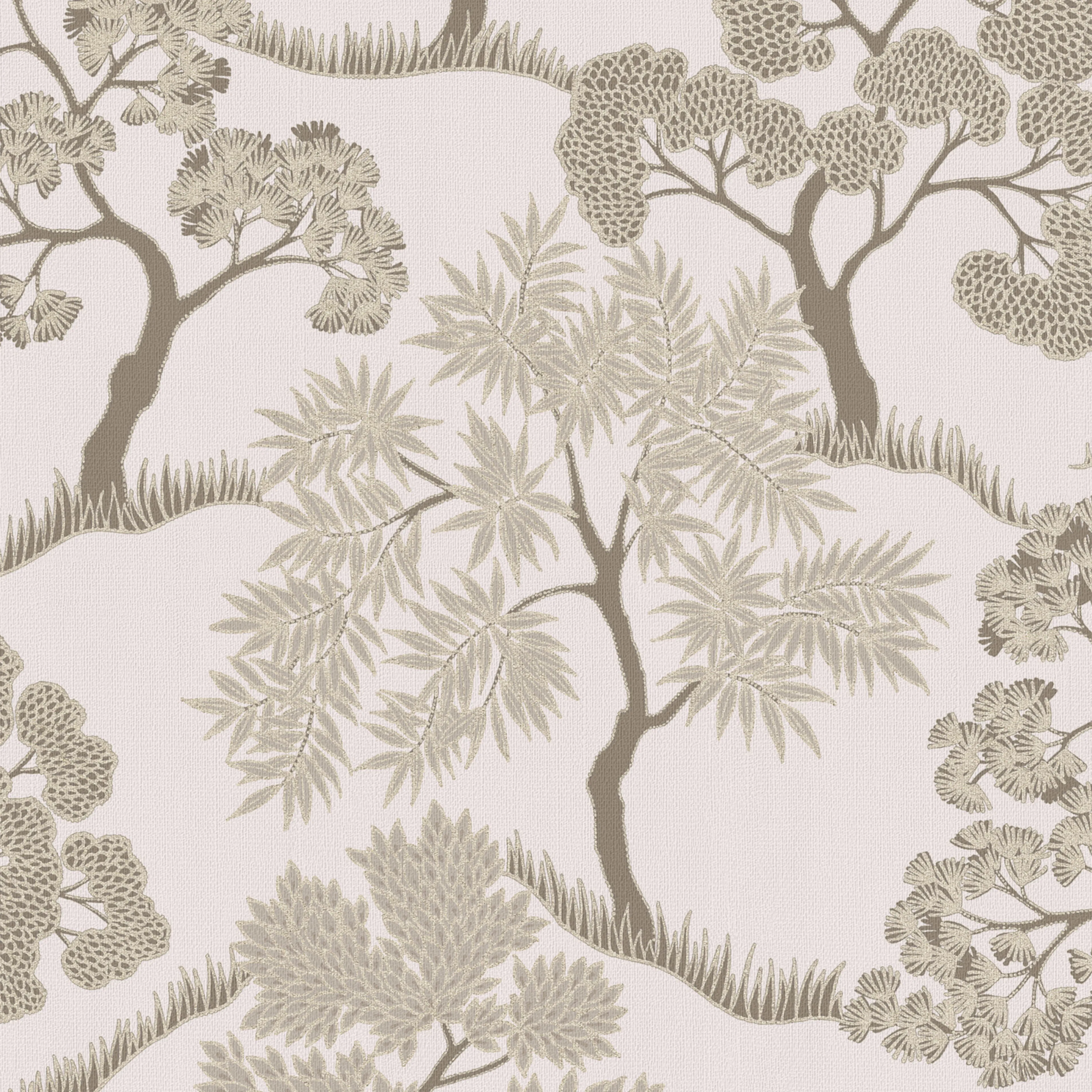 Tapet Sublime Trees Natural Guld 121160