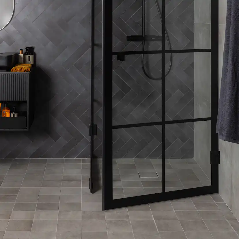 Klinker Arredo Detroit Carbon Svart 7x30 cm