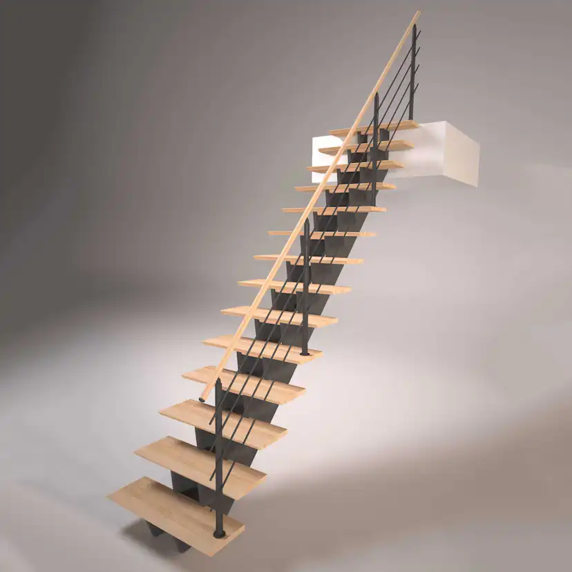 Spartrappa Byggera Biax inkl. Trappräcke