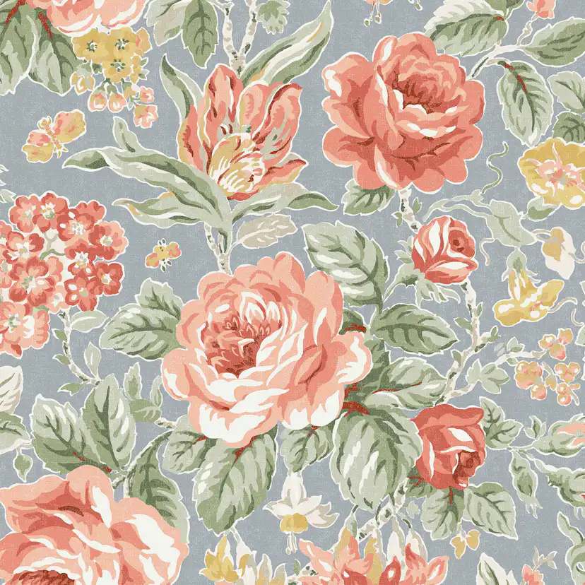 Tapet Laura Ashley Wild Roses Ochre Gul 122753