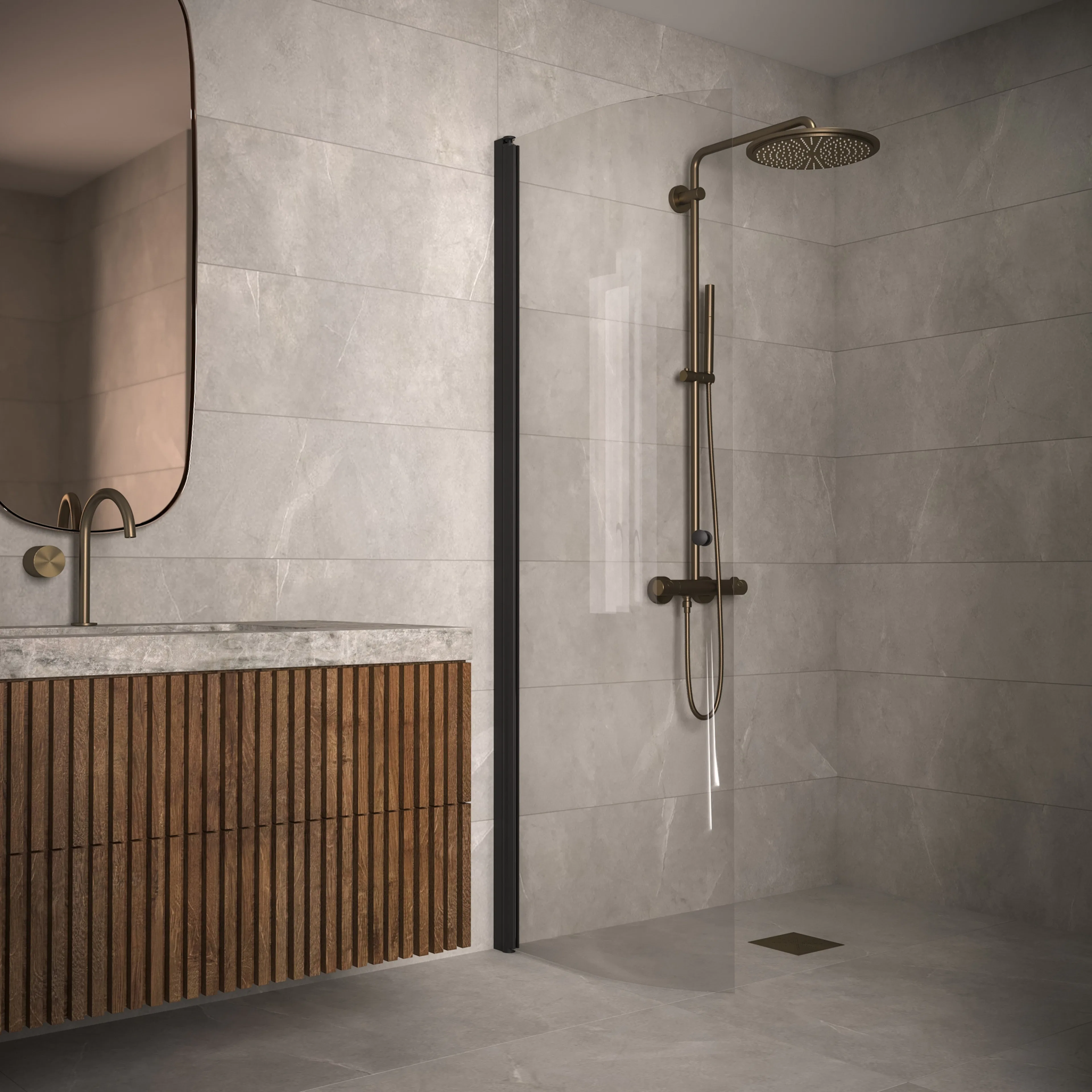 Duschdörr Hietakari Classic 122 Rund