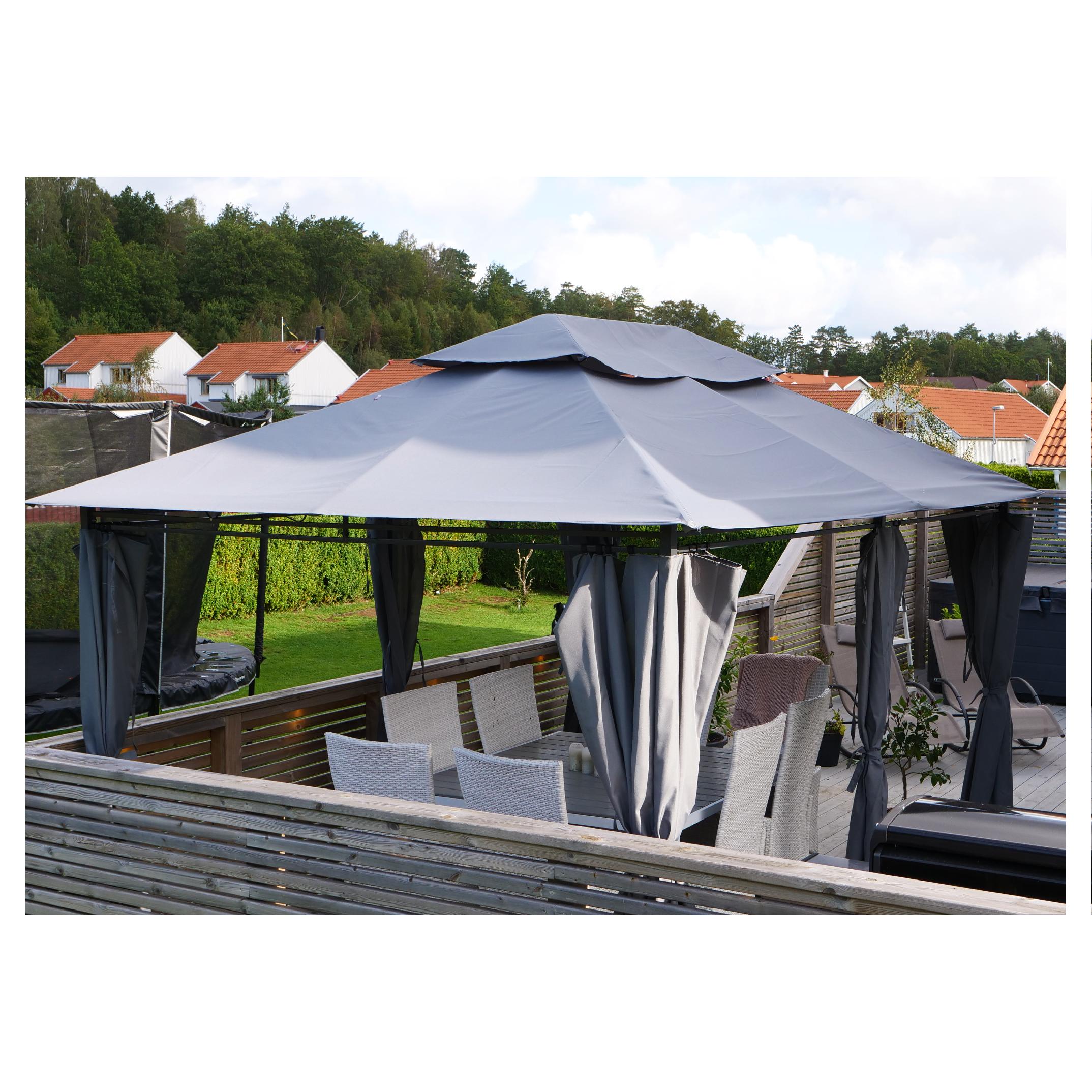 Paviljong Metalcraft med Paviljongväggar